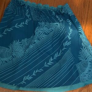 Tropical Teal Women's Mini Skirt